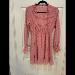GYK pink flowy dress